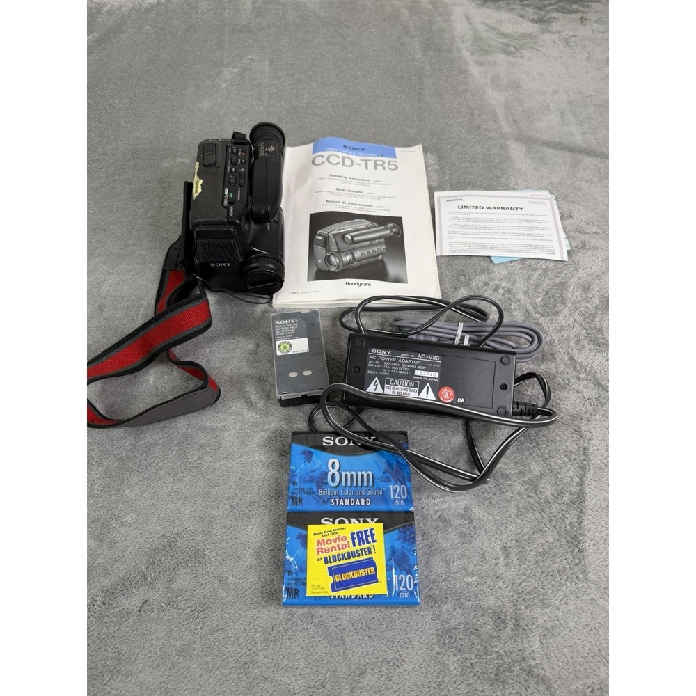 Sony CCD-TR5 Handycam Camcorder Lot As Is Untested